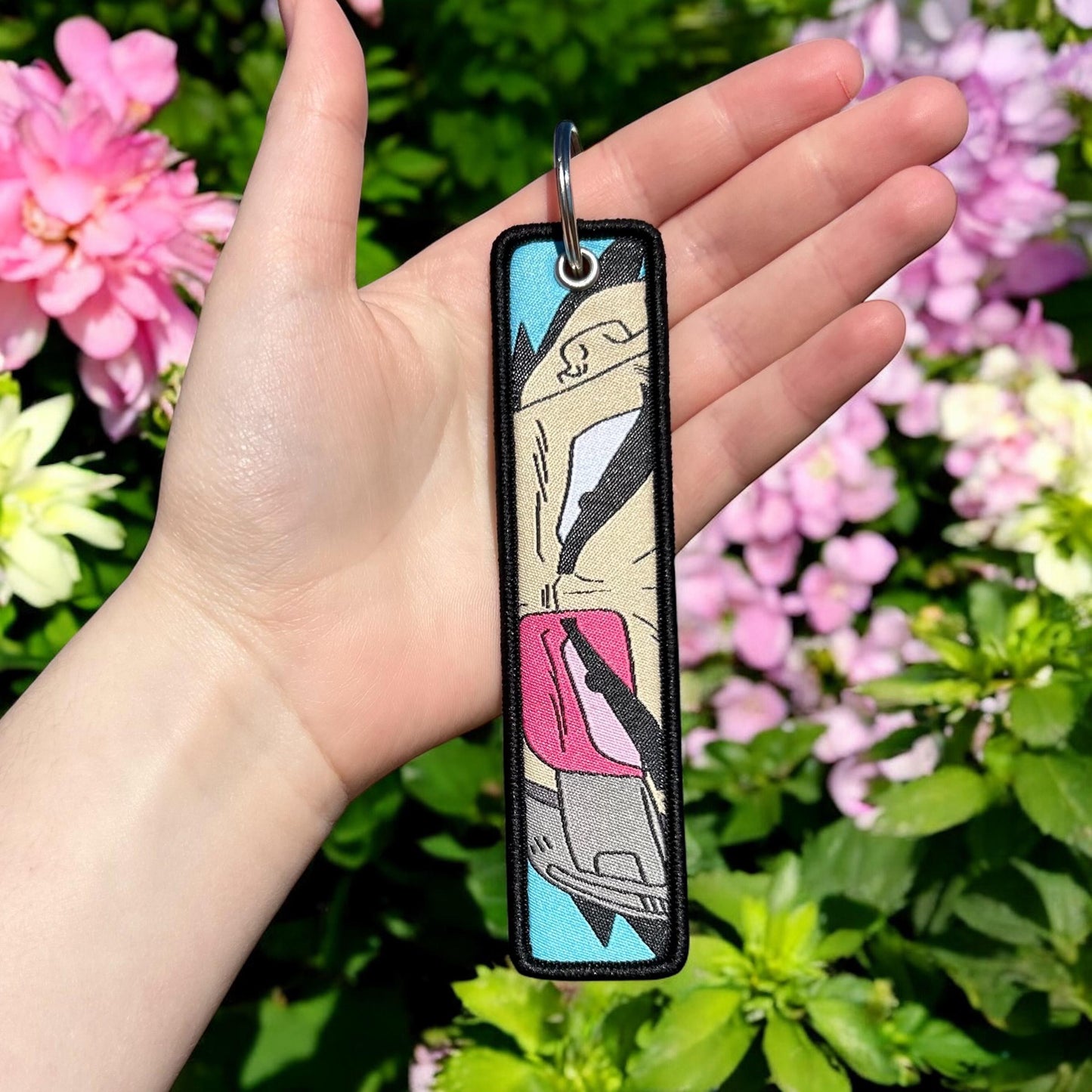 Elite Fighter Embroidered Keychain