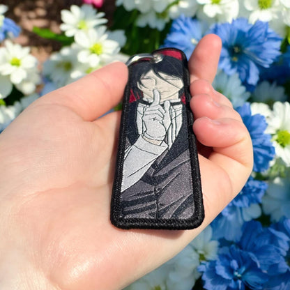 Victorian Duo Embroidered Keychain