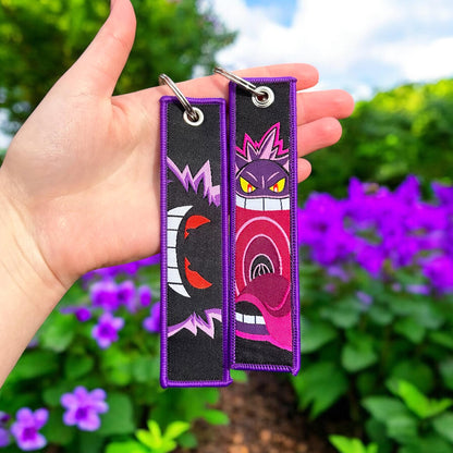 Shadow Trickster Embroidered Keychain