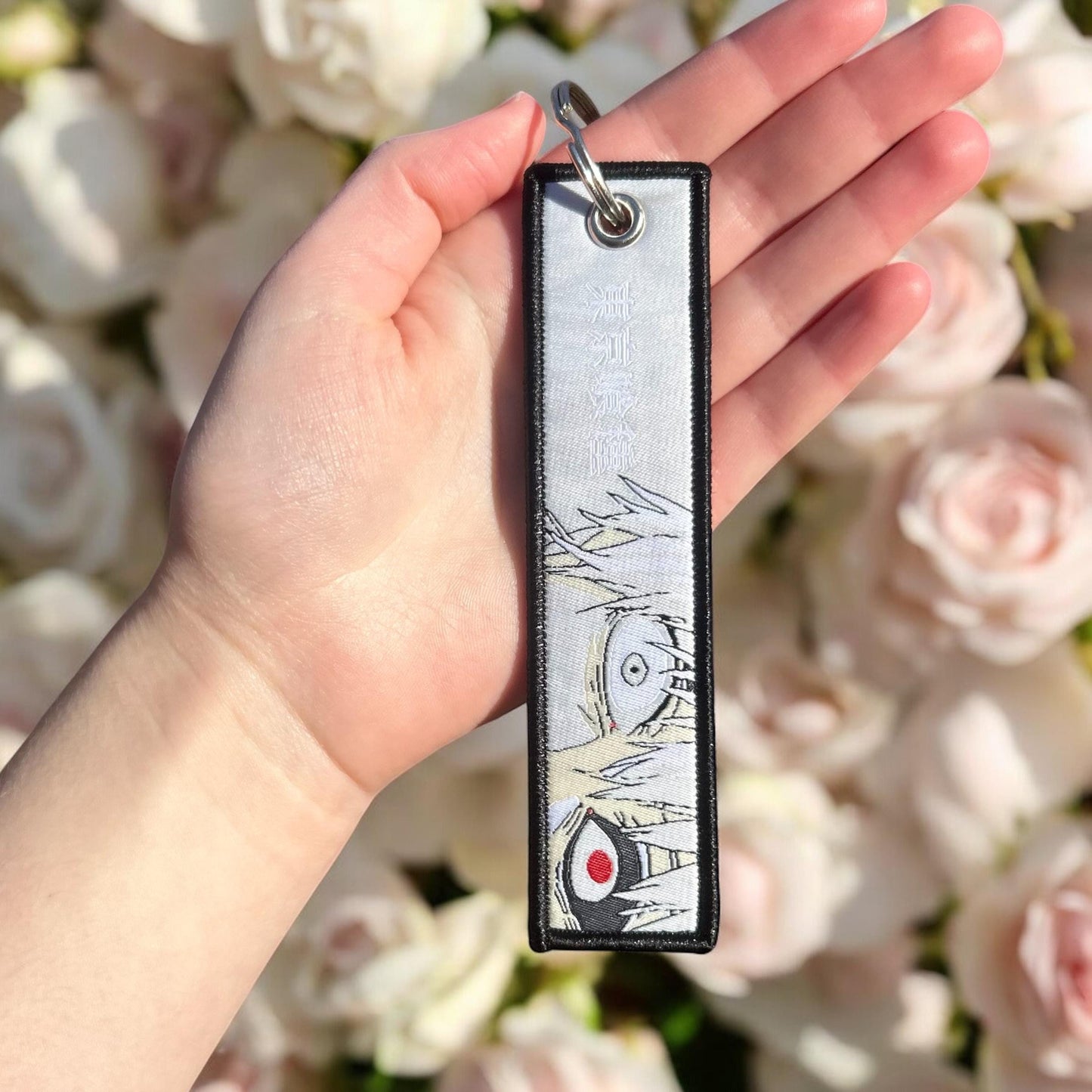 Half-Ghoul Hero Embroidered Keychain