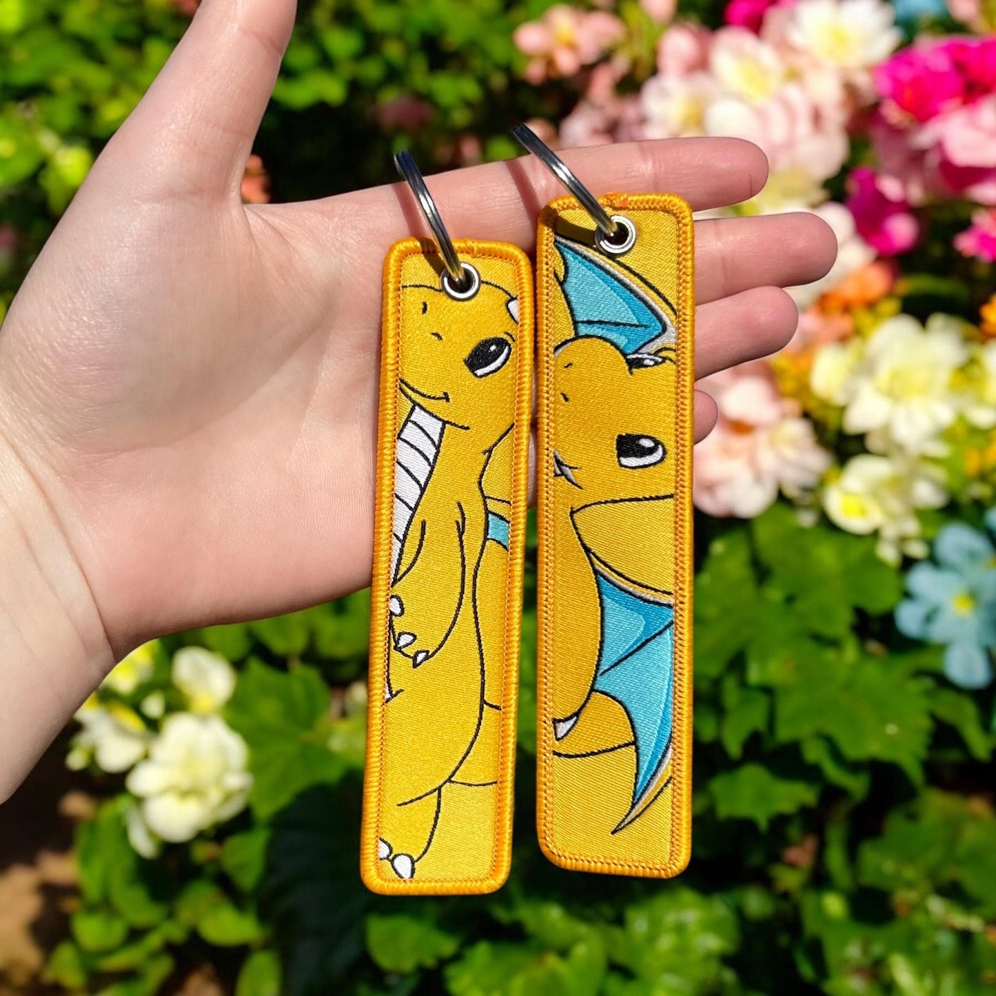 Sky Traveler Embroidered Keychain