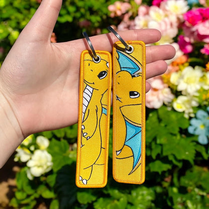 Sky Traveler Embroidered Keychain