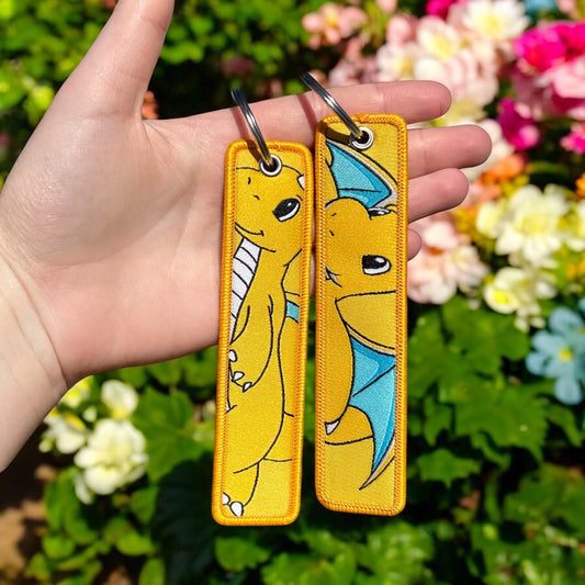 Sky Traveler Embroidered Keychain