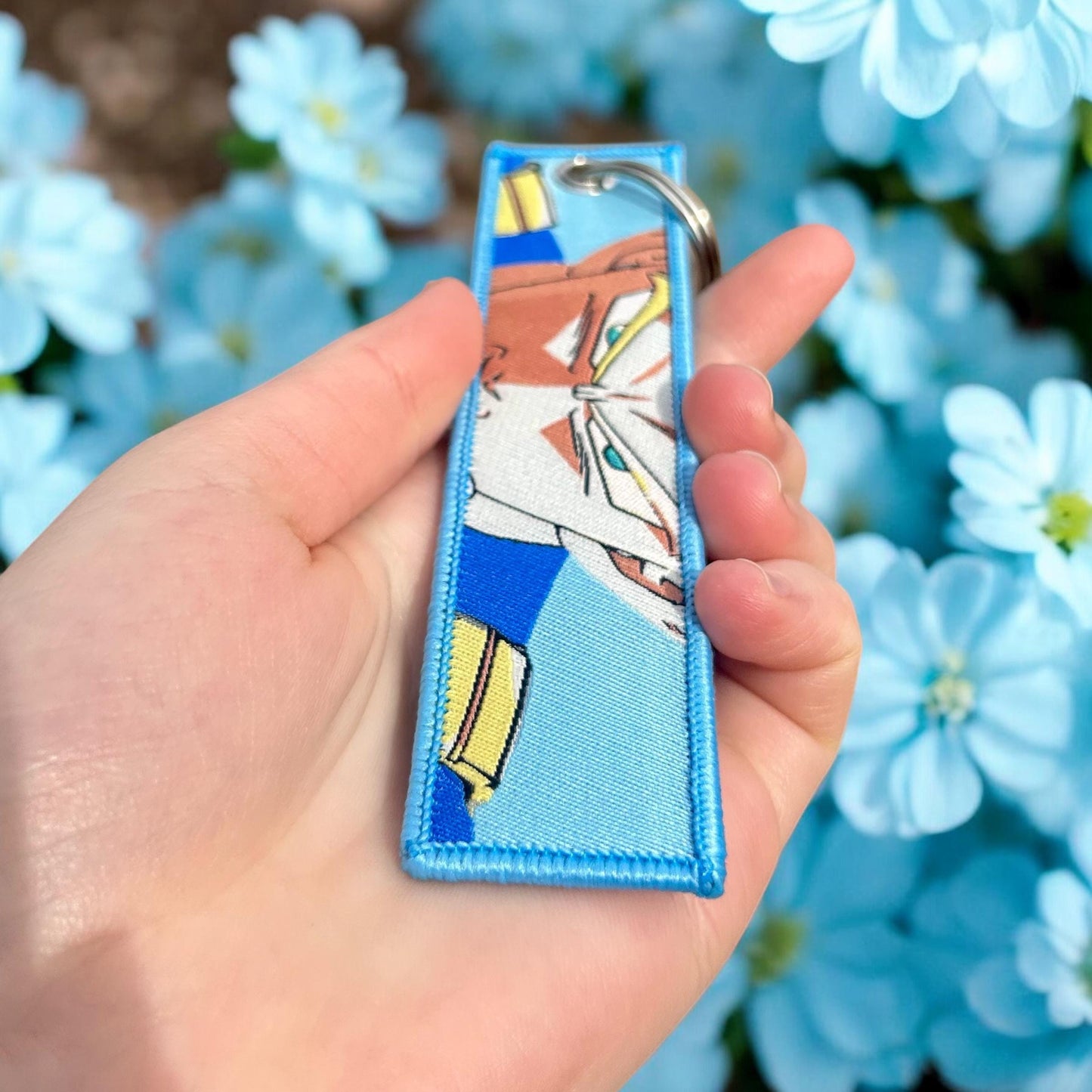 Transformed Prince Embroidered Keychain