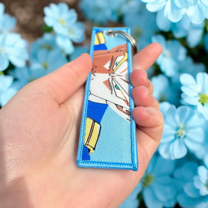 Transformed Prince Embroidered Keychain