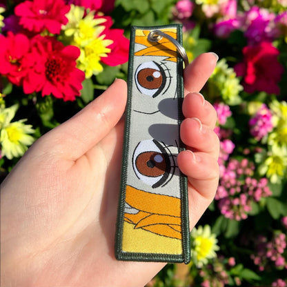 Stylish Explorer Embroidered Keychain