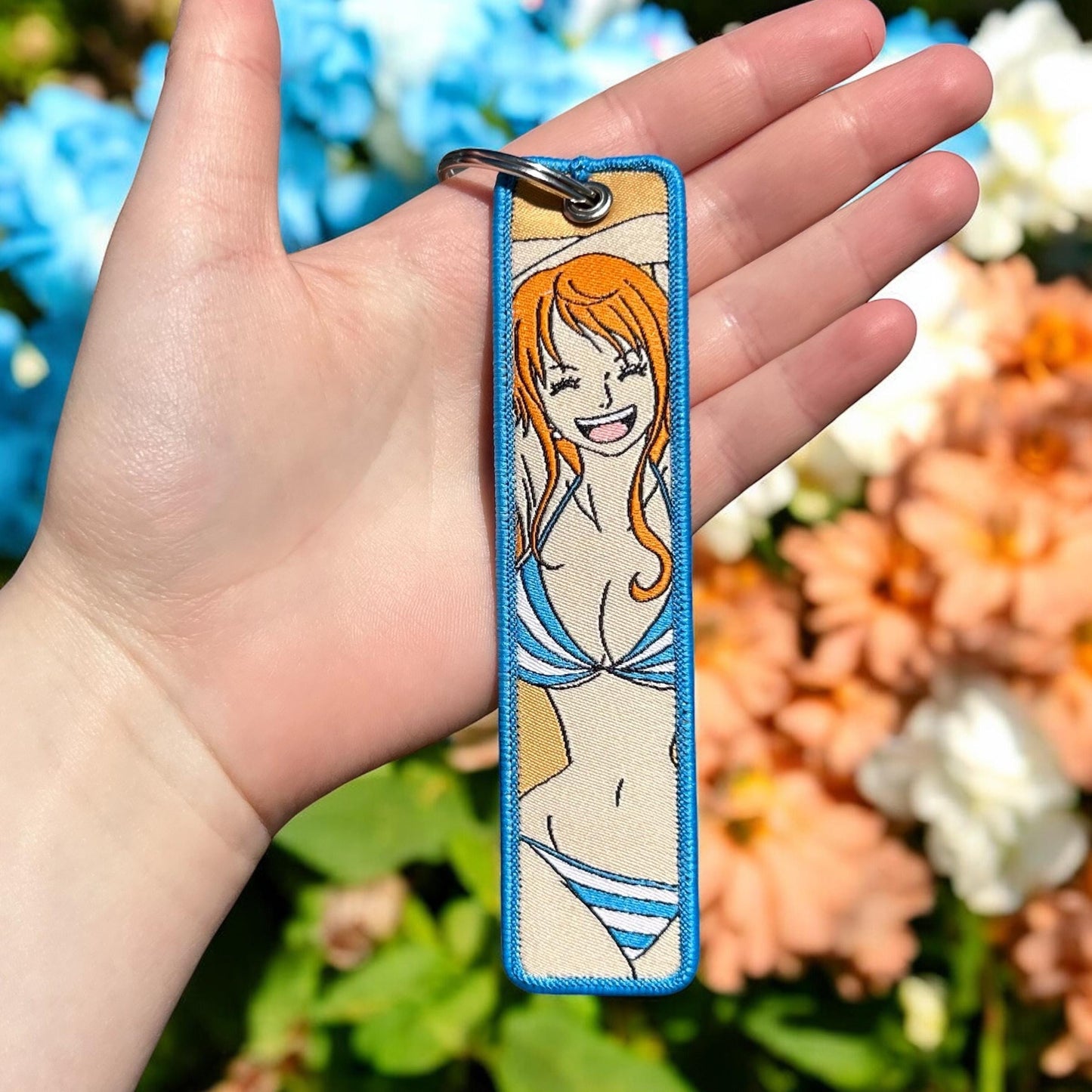 Map Maker Embroidered Keychain