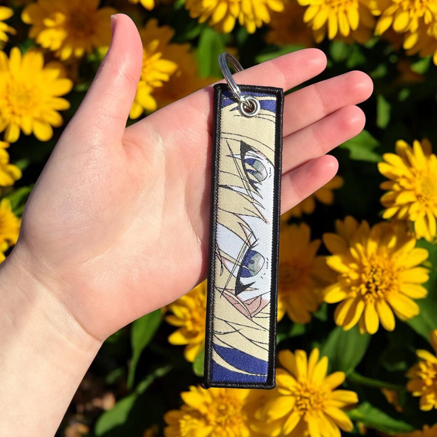 Noble Knight Embroidered Keychain