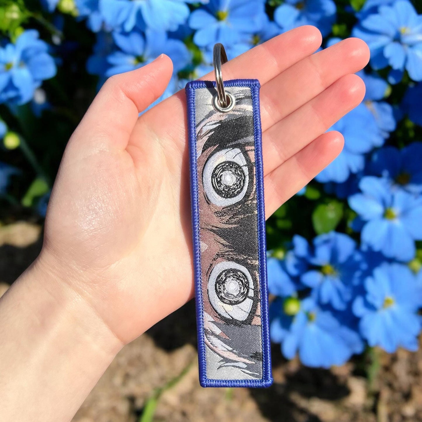 Goal Hunter Embroidered Keychain