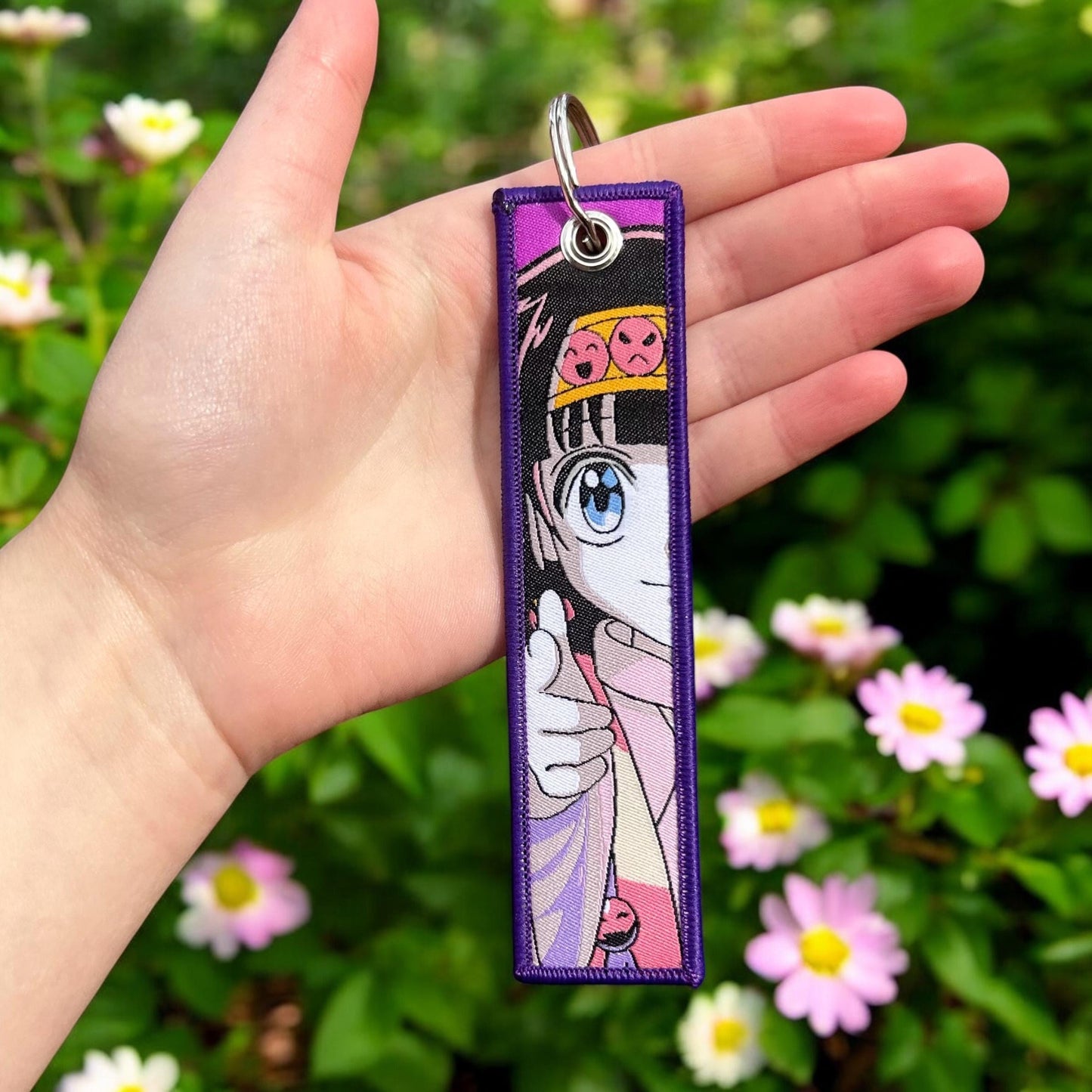 Mysterious Child Embroidered Keychain