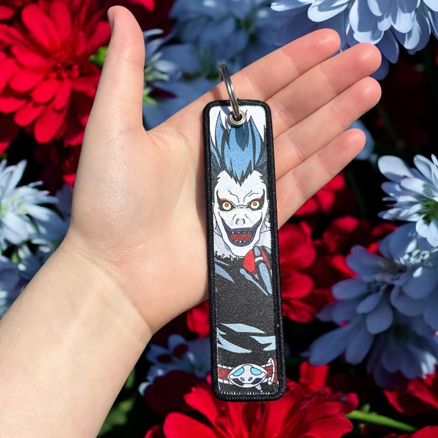 Creepy Apple Demon Keychain