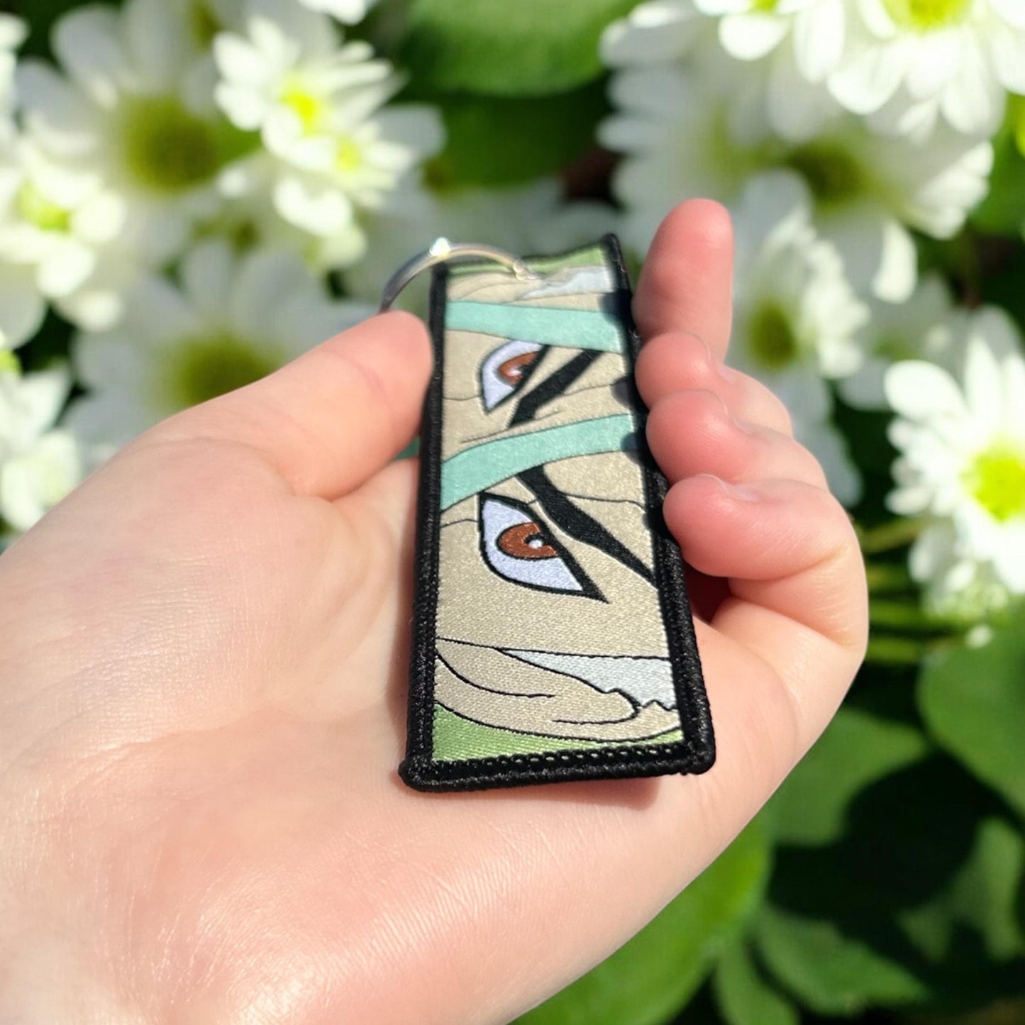 Brilliant Inventor Embroidered Keychain