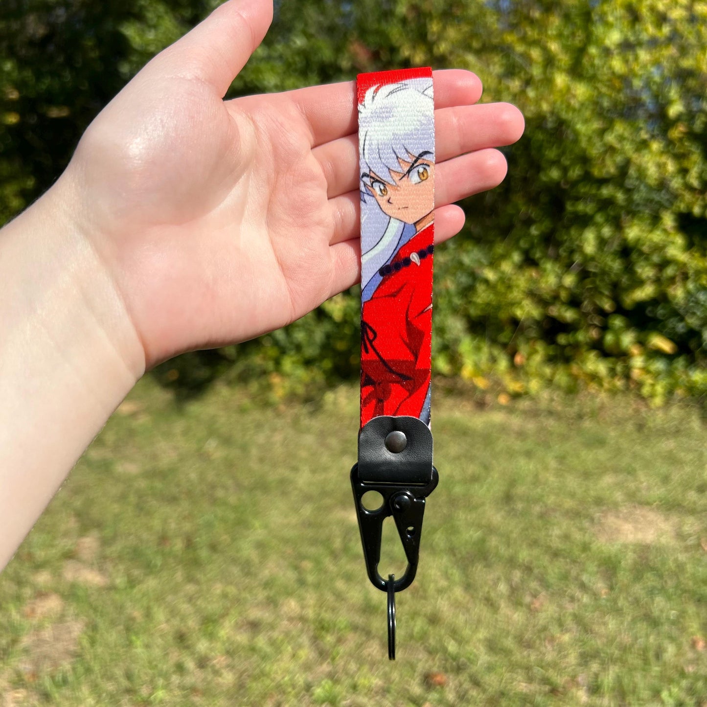 Crimson Robe Fighter Keychain Strap