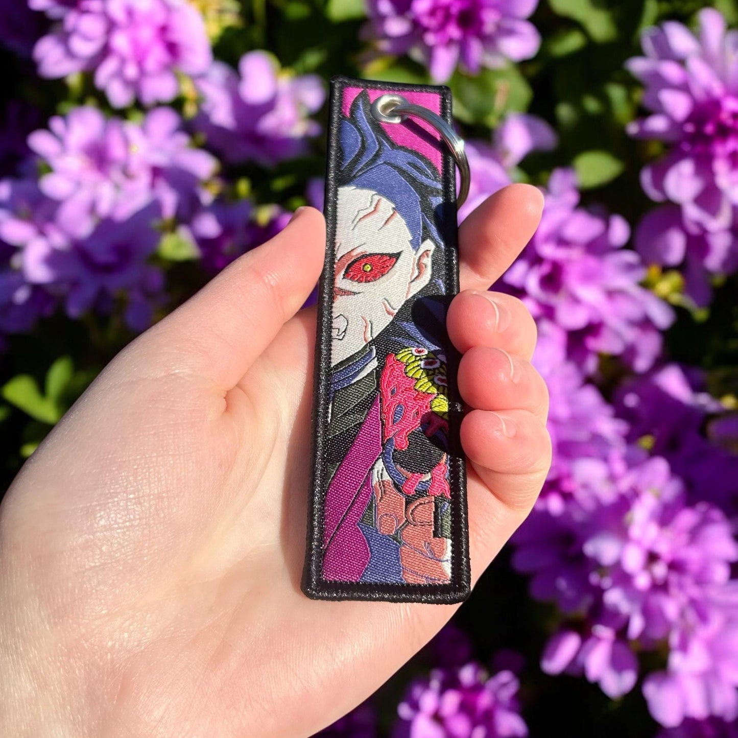 Scarred Fighter Embroidered Keychain