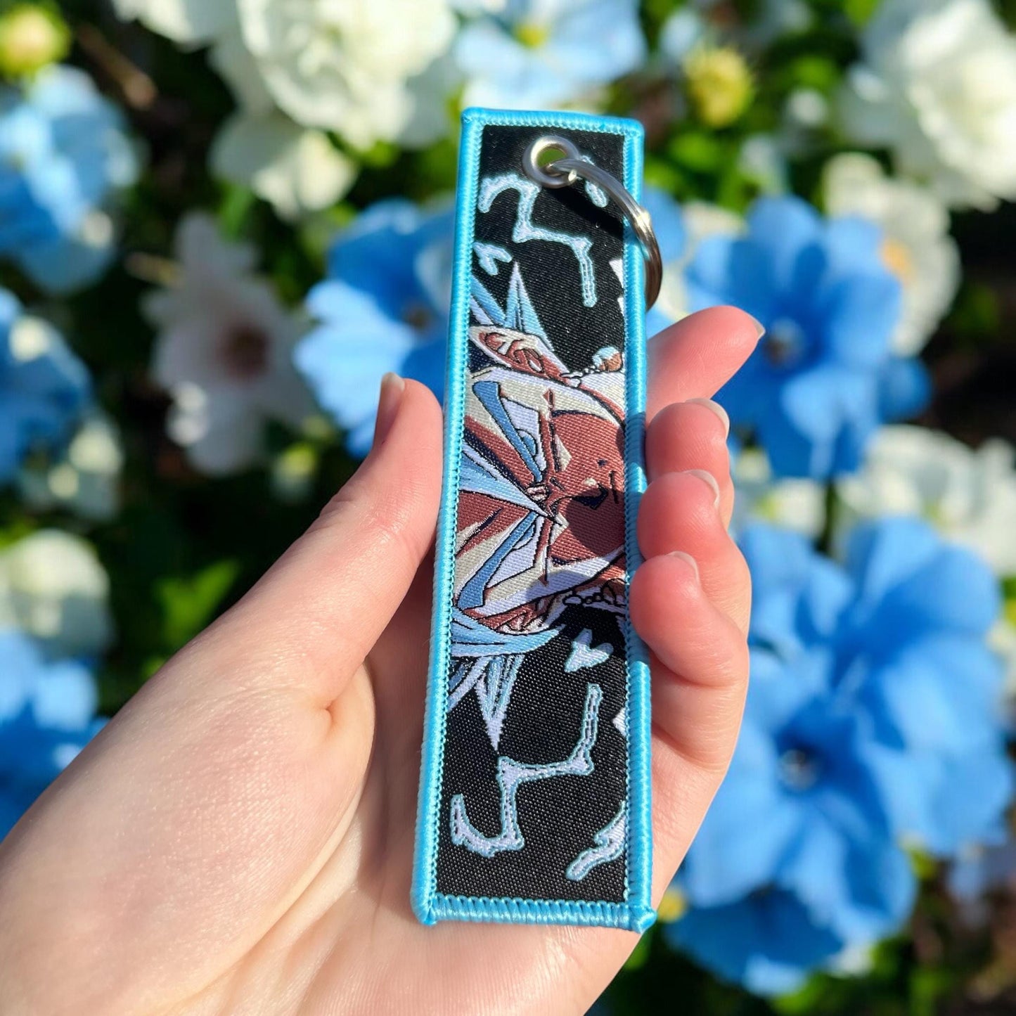 Fusion Warrior Embroidered Keychain