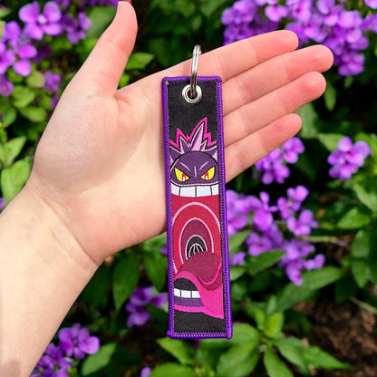 Shadow Trickster Embroidered Keychain