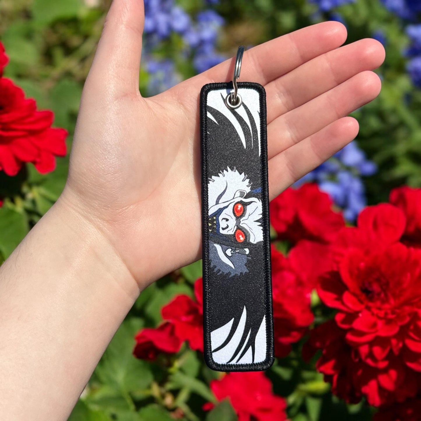 Creepy Apple Demon Keychain