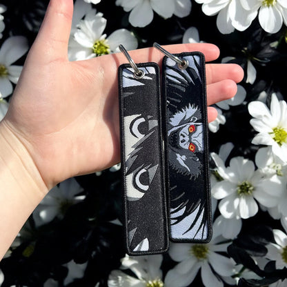 Justice & Chaos Embroidered Keychain