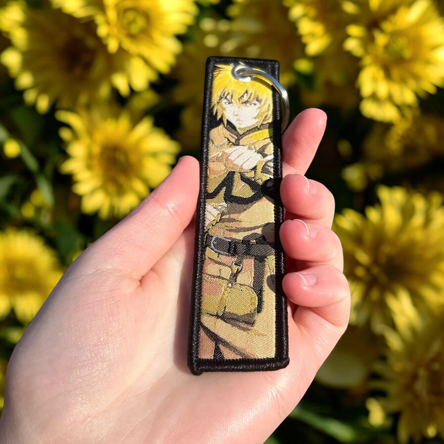 Vengeful Viking Embroidered Keychain