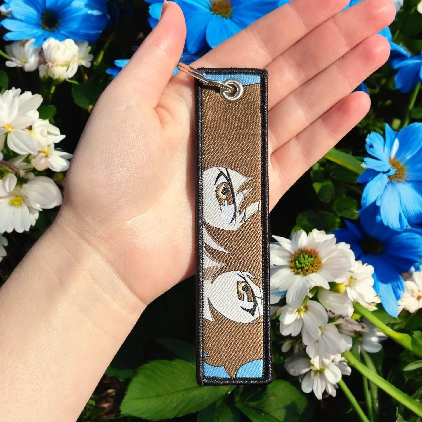 Bandaged Detective Embroidered Keychain