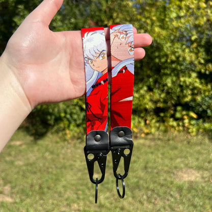 Crimson Robe Fighter Keychain Strap