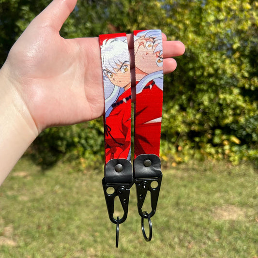 Crimson Robe Fighter Keychain Strap