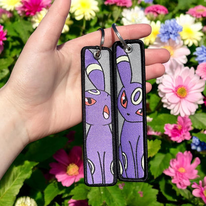 Moonlight Creature Embroidered Keychain