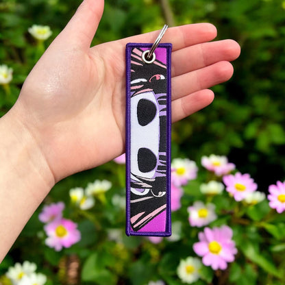 Mysterious Child Embroidered Keychain
