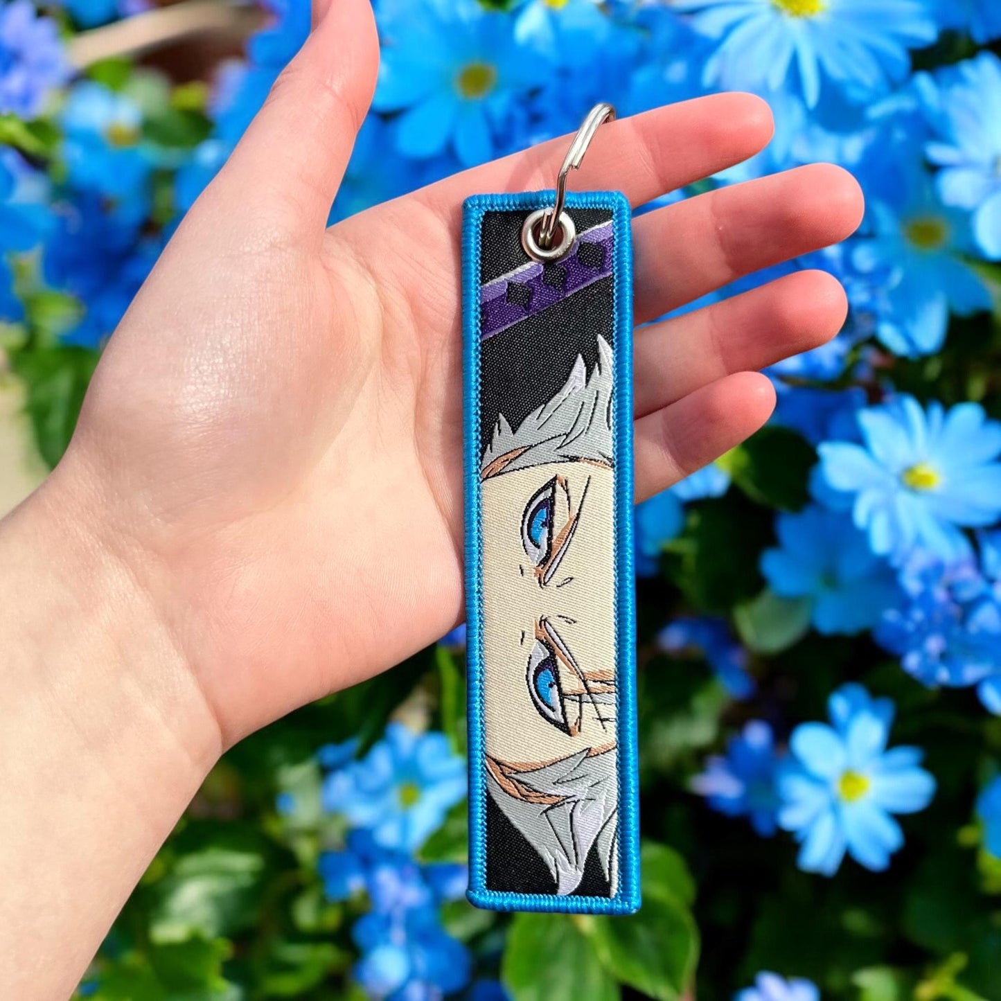 Ice Captain Embroidered Keychain