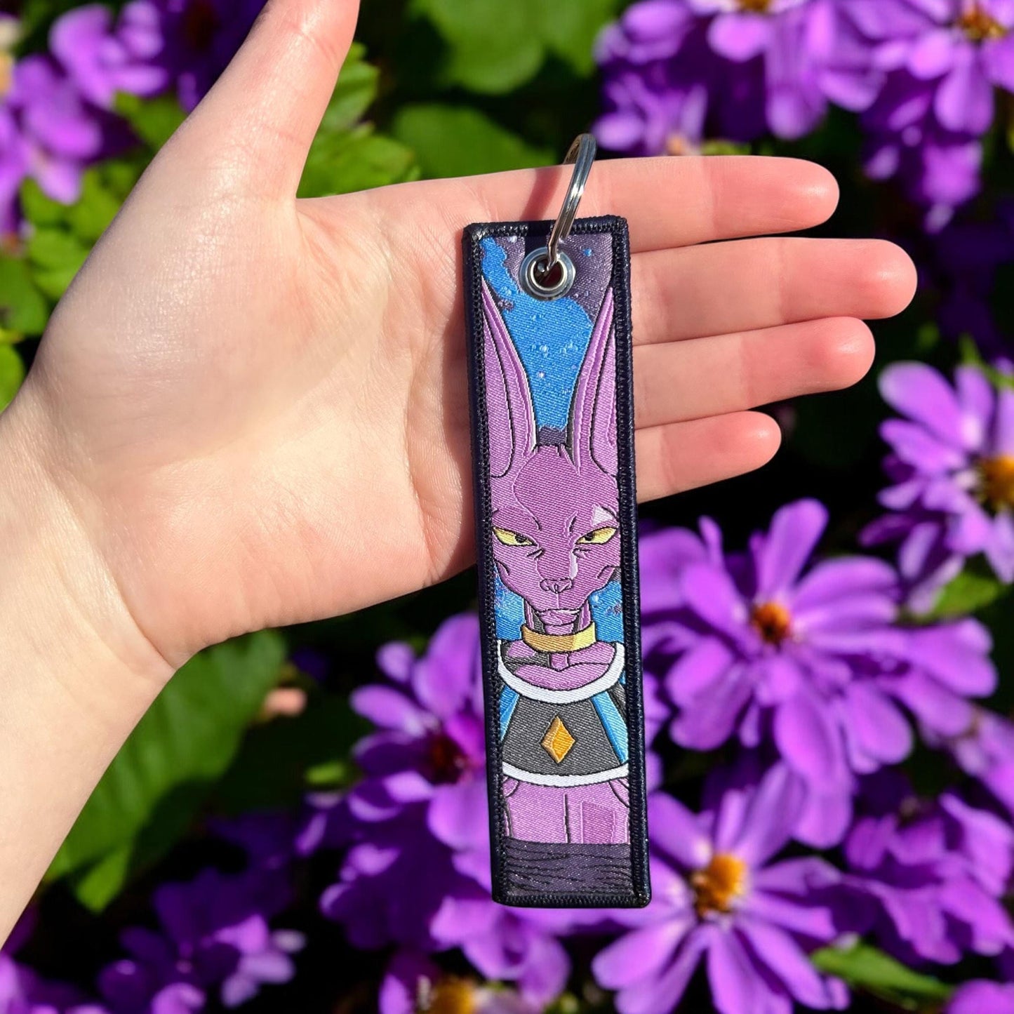 God Of Destruction Embroidered Keychain