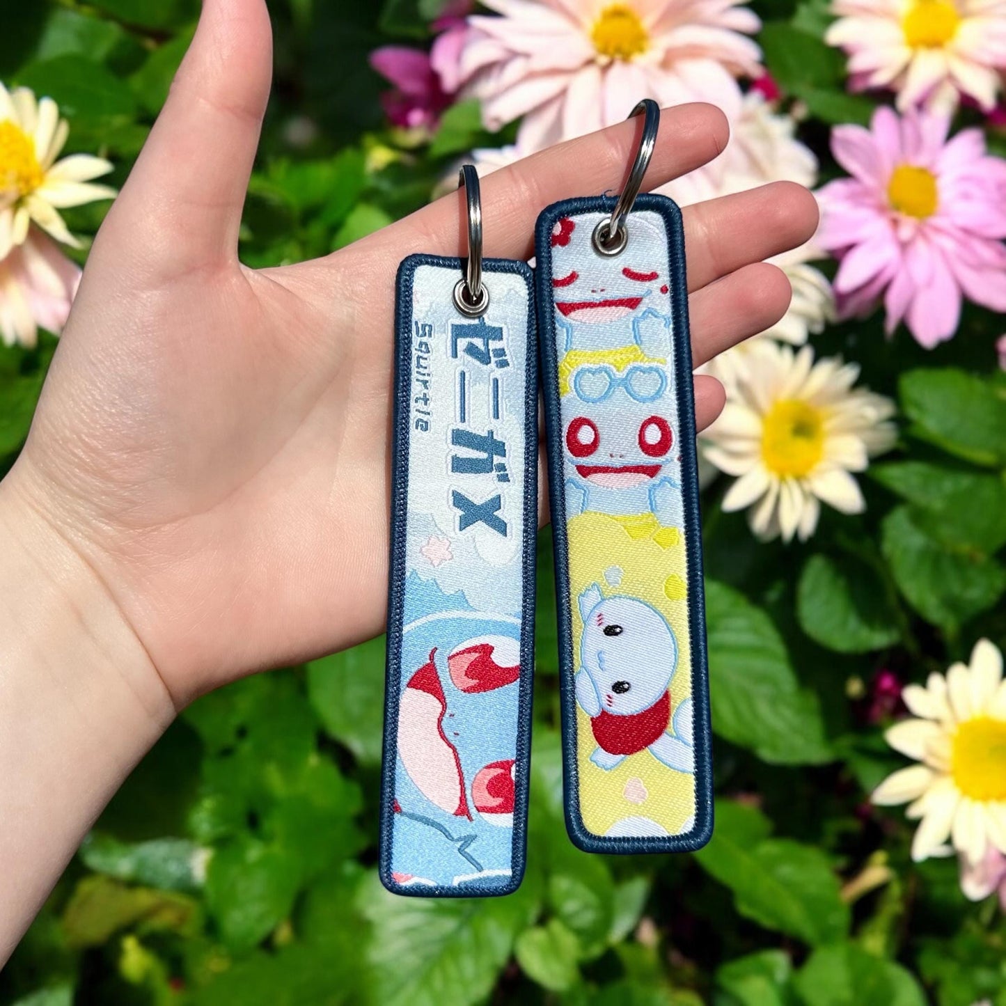 Cheerful Ocean Friend Embroidered Keychain