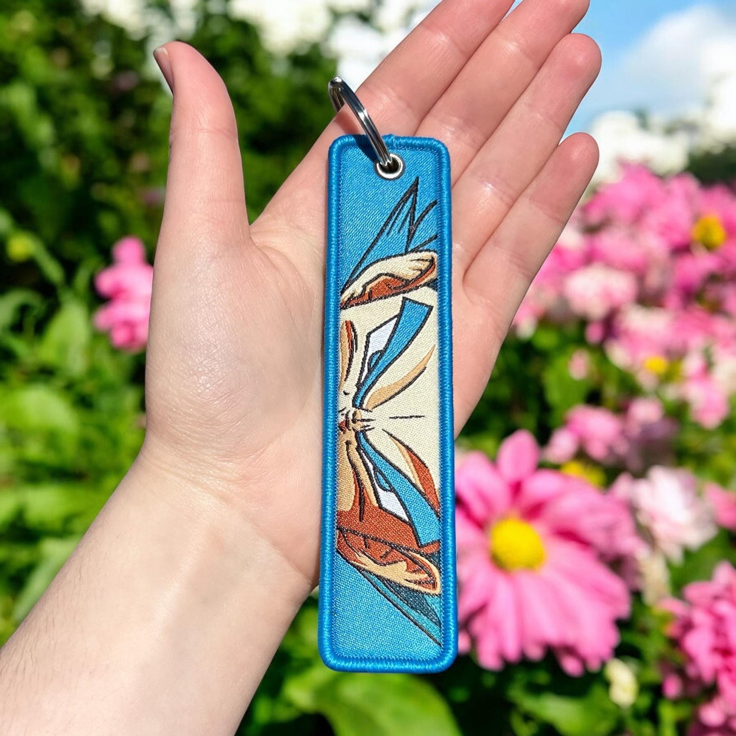 Power Beyond Limits Embroidered Keychain