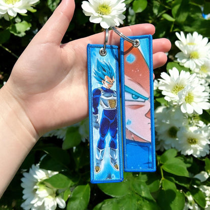 Blue Aura Hero Keychain