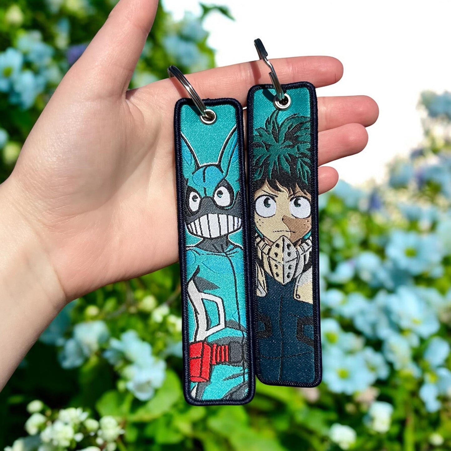 Power Trio Embroidered Keychain Bundle