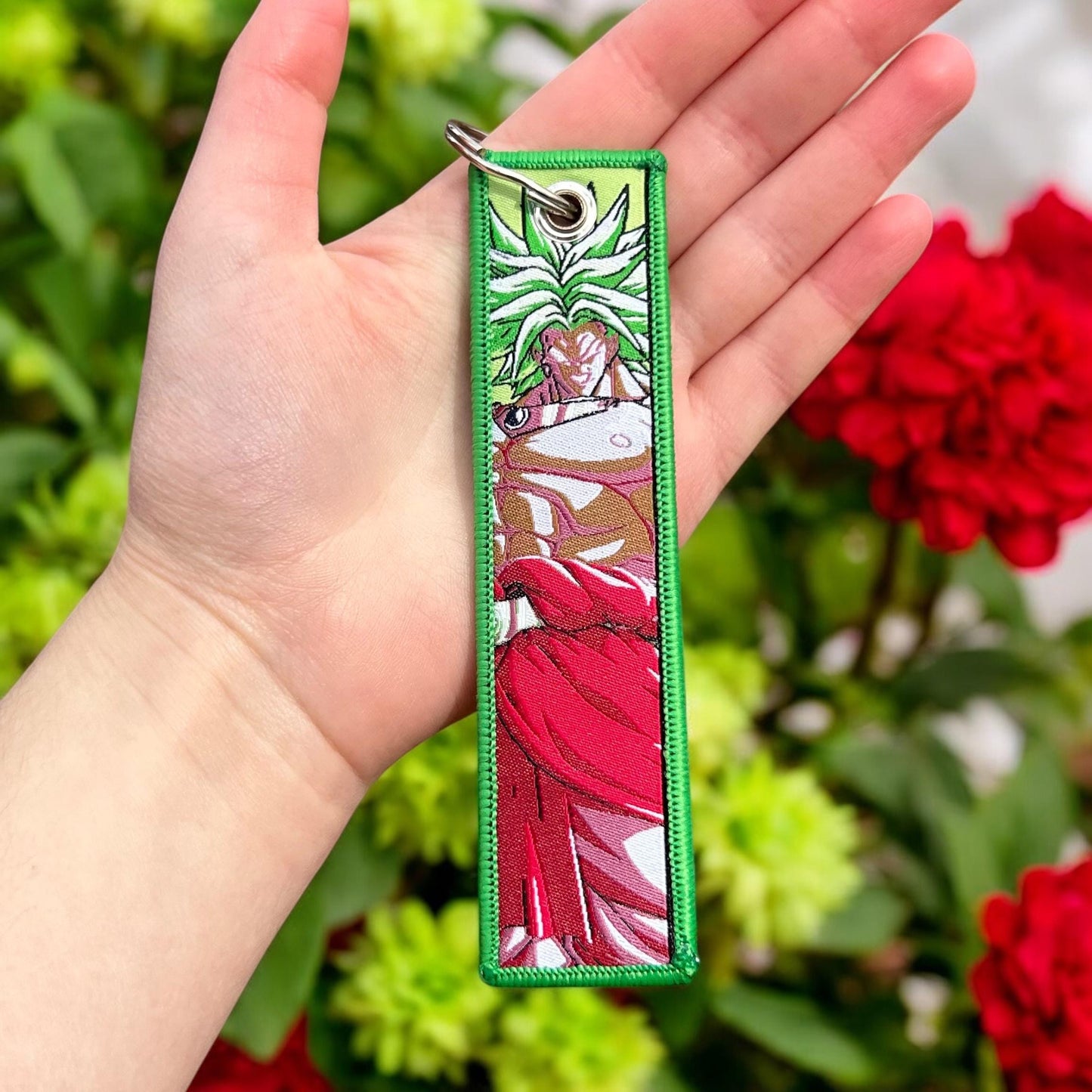 Raging Fighter Embroidered Keychain