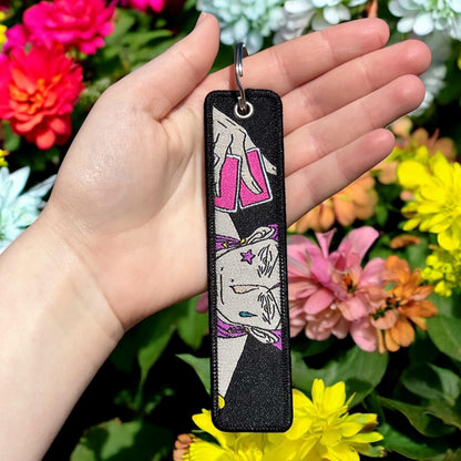 Trickster Magician Embroidered Keychain