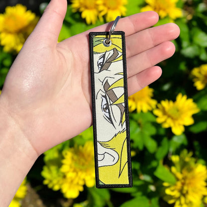 Vampiric Overlord Embroidered Keychain