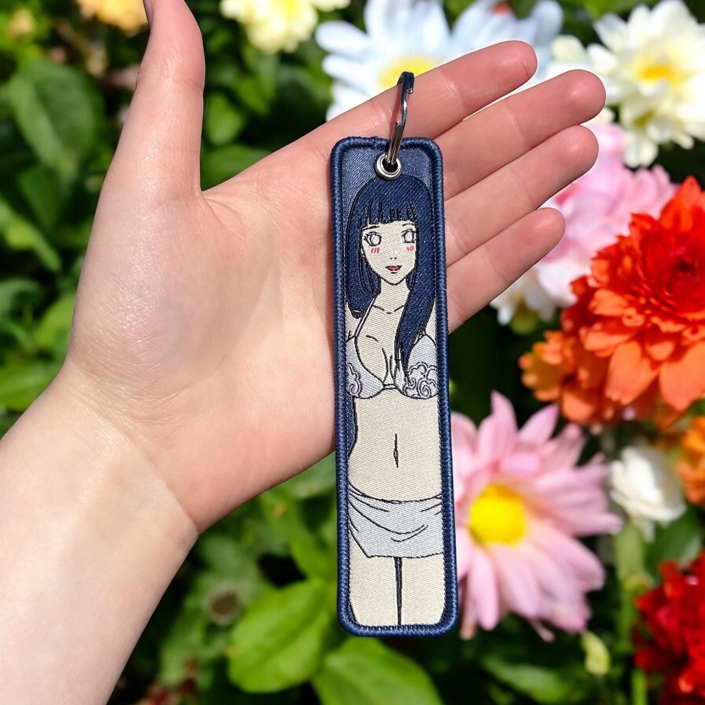 Gentle Ninja Embroidered Keychain