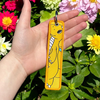 Sky Traveler Embroidered Keychain