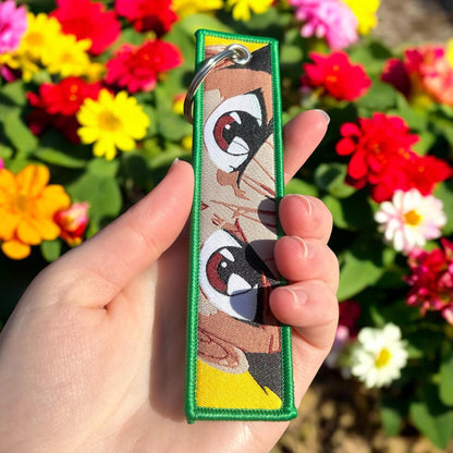 Spirit Detective Embroidered Keychain