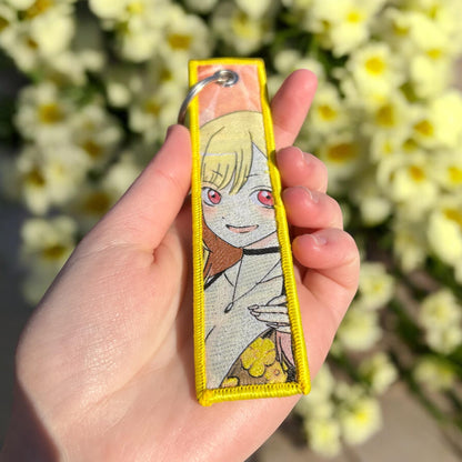 Kawaii Cosplay Girl Embroidered Keychain