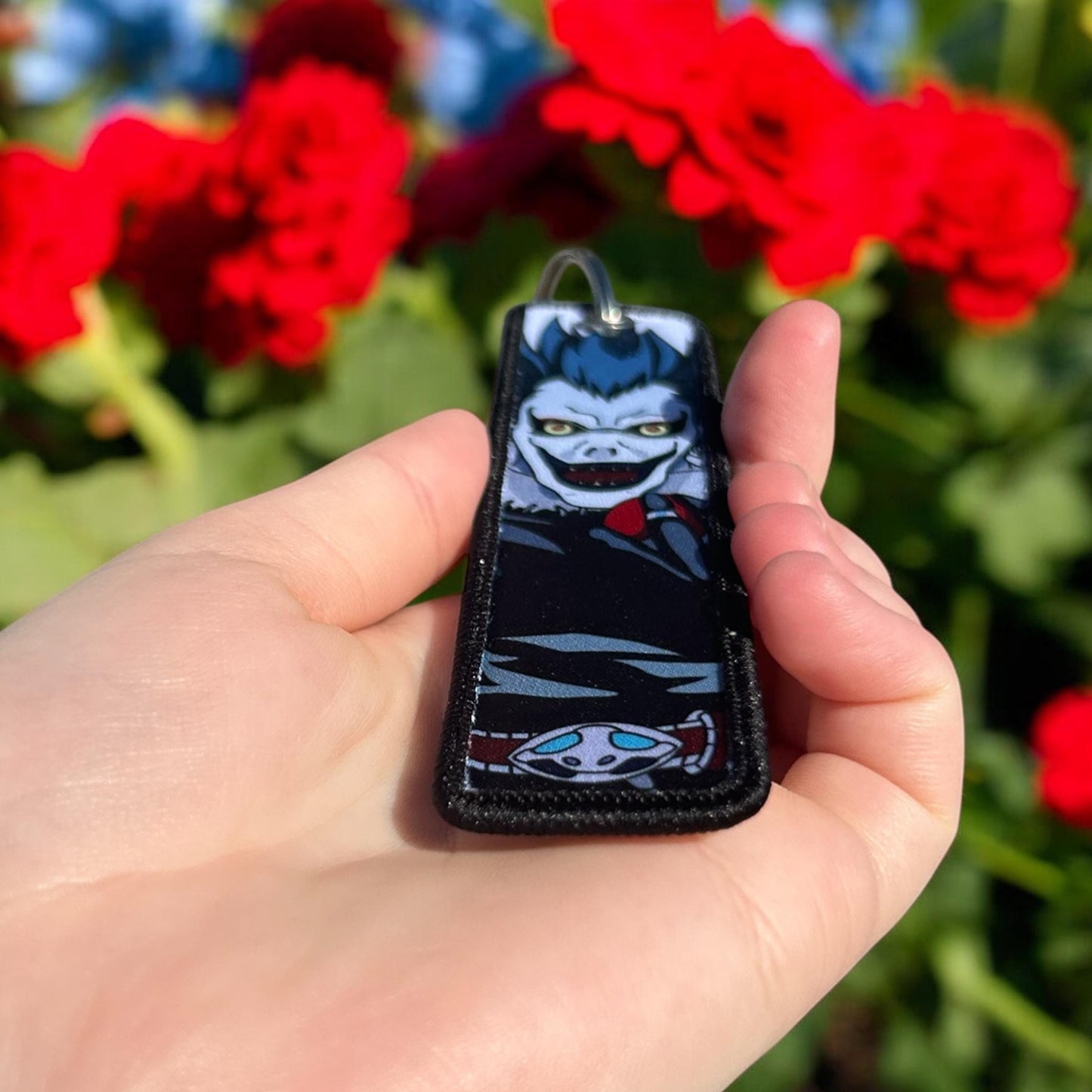 Creepy Apple Demon Keychain