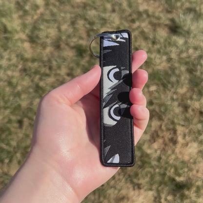 Justice & Chaos Embroidered Keychain