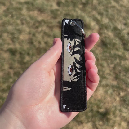 Interstellar Hunter Embroidered Keychain