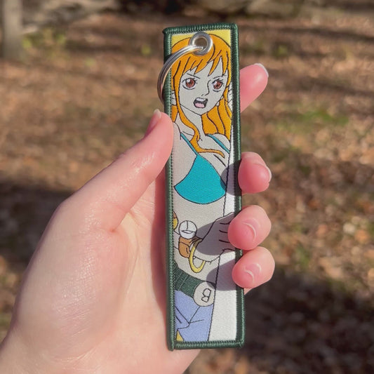 Stylish Explorer Embroidered Keychain