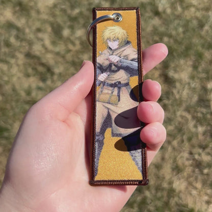 Viking Warrior Keychain
