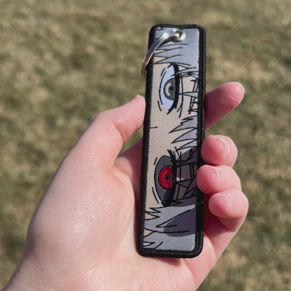 Masked Ghoul Embroidered Keychain