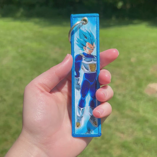 Blue Aura Hero Keychain
