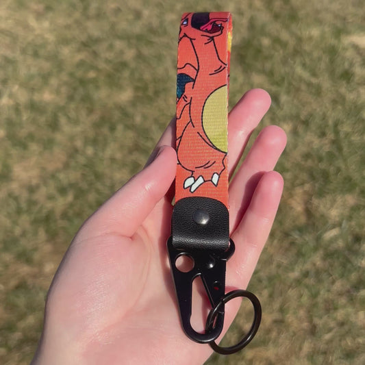 Fire Dragon Keychain Strap