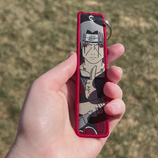 Crows of Dusk Embroidered Keychain